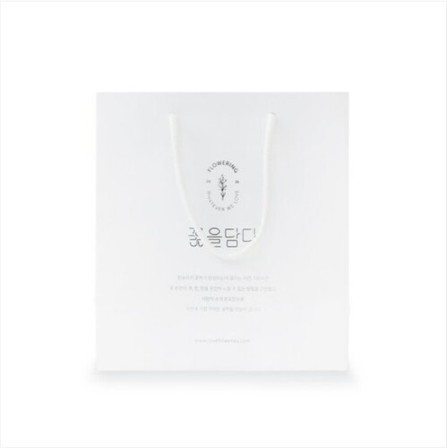 쑥꽃 티스틱(5개)+쇼핑백 세트 선물용 간편 꽃차 꽃차소믈리에