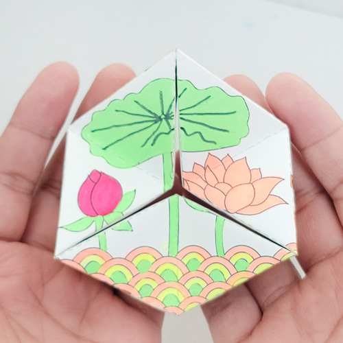 전통 3D 입체 종이접기 만들기 패키지 DIY/KIT 교육 교구 종이수업 (5인)